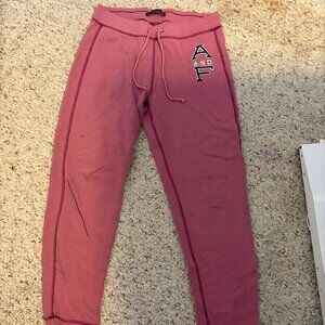 Abercrombie & Fitch Pink Drawstring Joggers – Discontinued Style